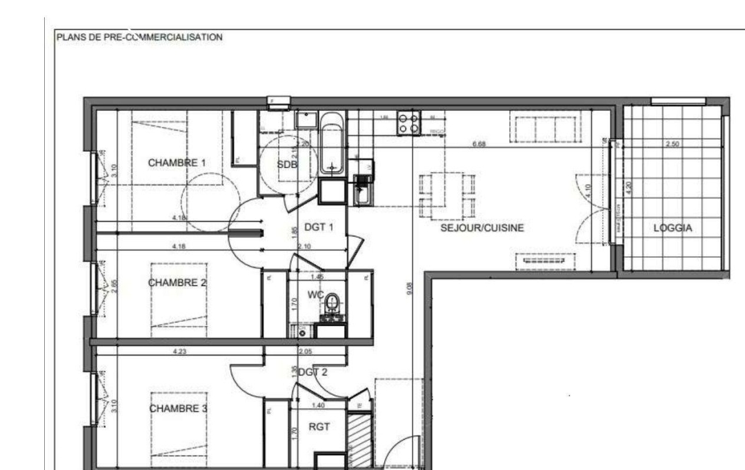 Annonces VILLETTE D ANTHON : Appartement | BOURGOIN-JALLIEU (38300) | 90 m2 | 249 000 € 