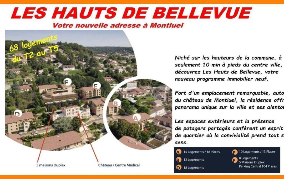 Annonces VILLETTE D ANTHON : Appartement | MONTLUEL (01120) | 61 m2 | 310 000 &euro; 