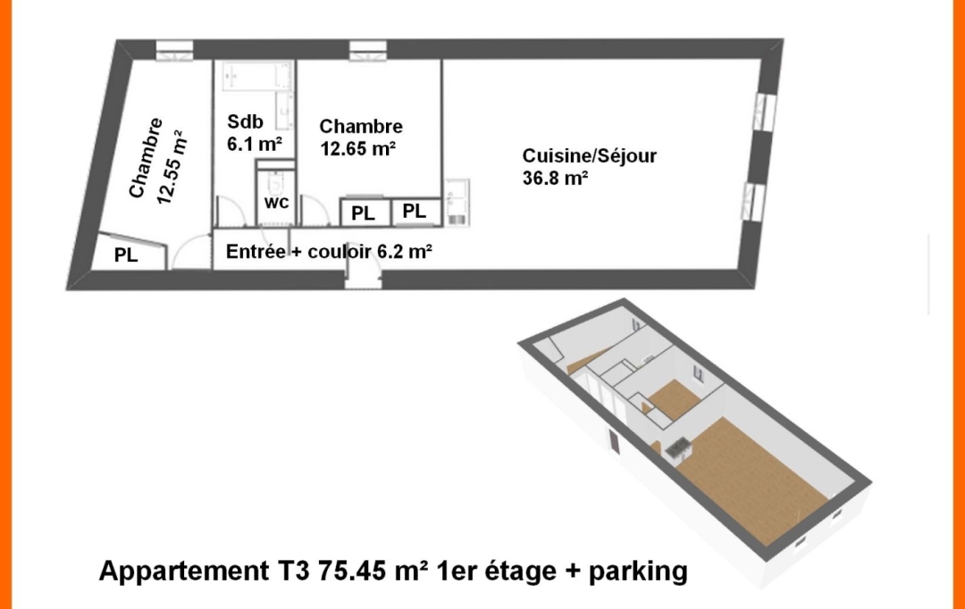 Annonces VILLETTE D ANTHON : Appartement | MONTLUEL (01120) | 75 m2 | 225 000 &euro; 