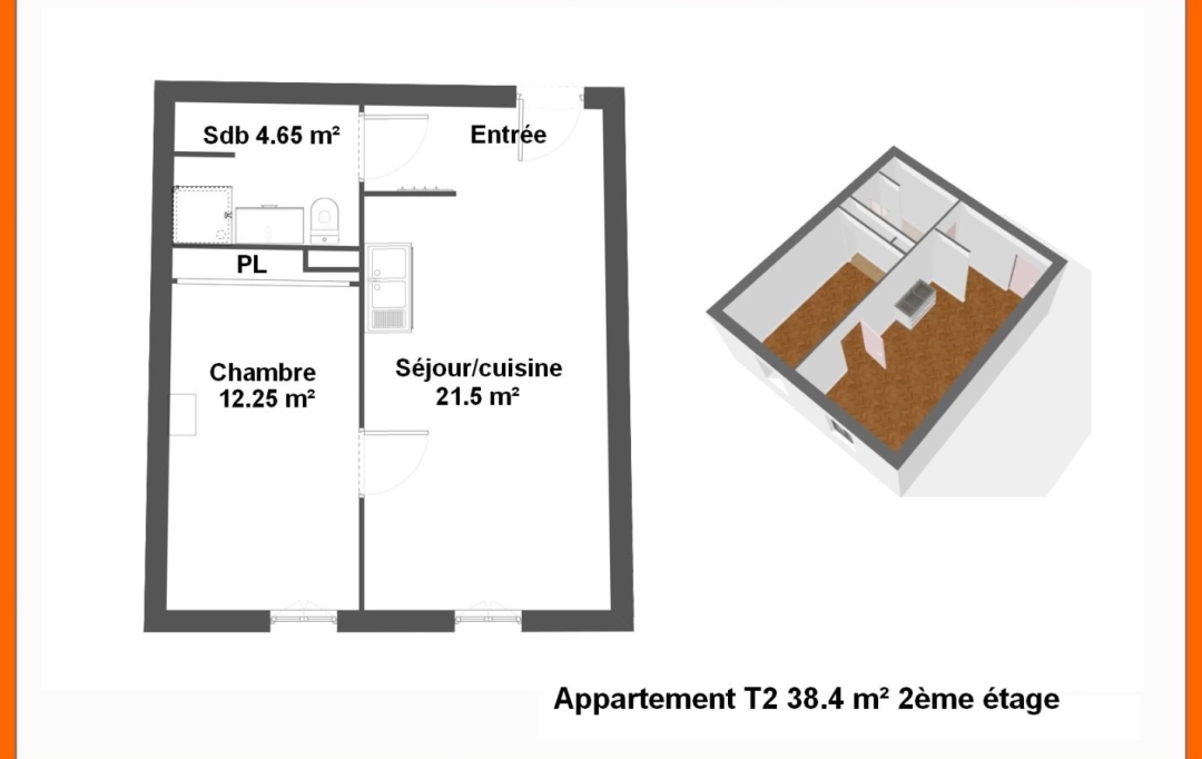 Annonces VILLETTE D ANTHON : Appartement | MONTLUEL (01120) | 38 m2 | 135 000 &euro; 