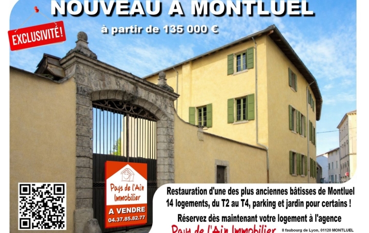  Annonces VILLETTE D ANTHON Programme Neuf | MONTLUEL (01120) | 0 m2 | 0 € 